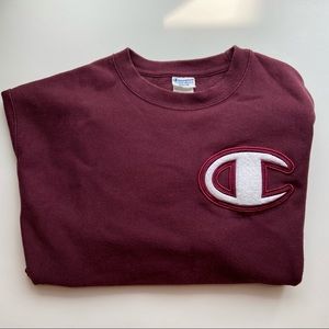 Champion reverse weave crewneck, size medium